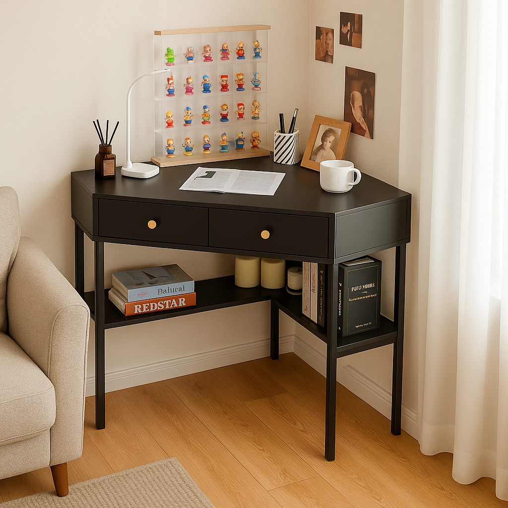 Corner Smart – Bureau d’angle avec rangements