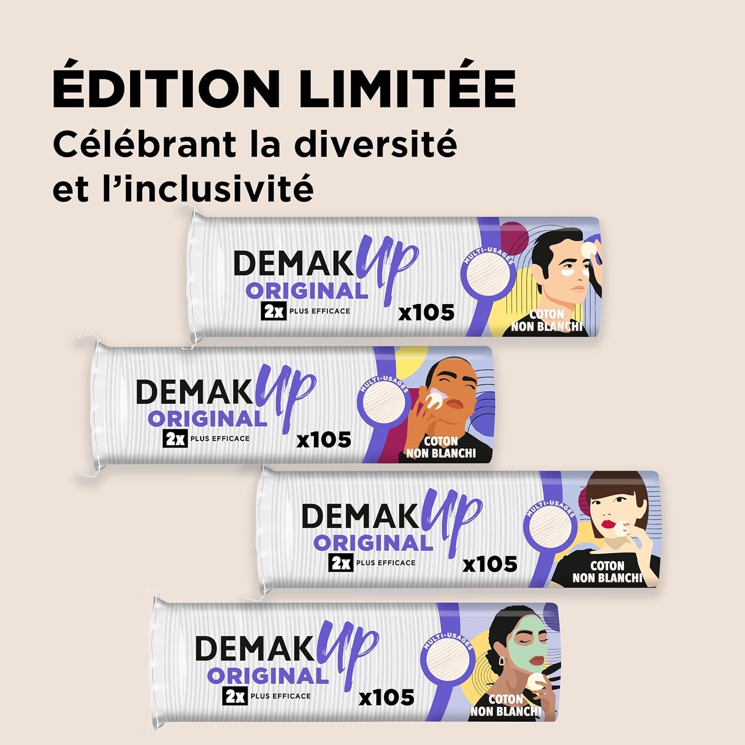 Original Cotons À Démaquiller, 70 Cotons