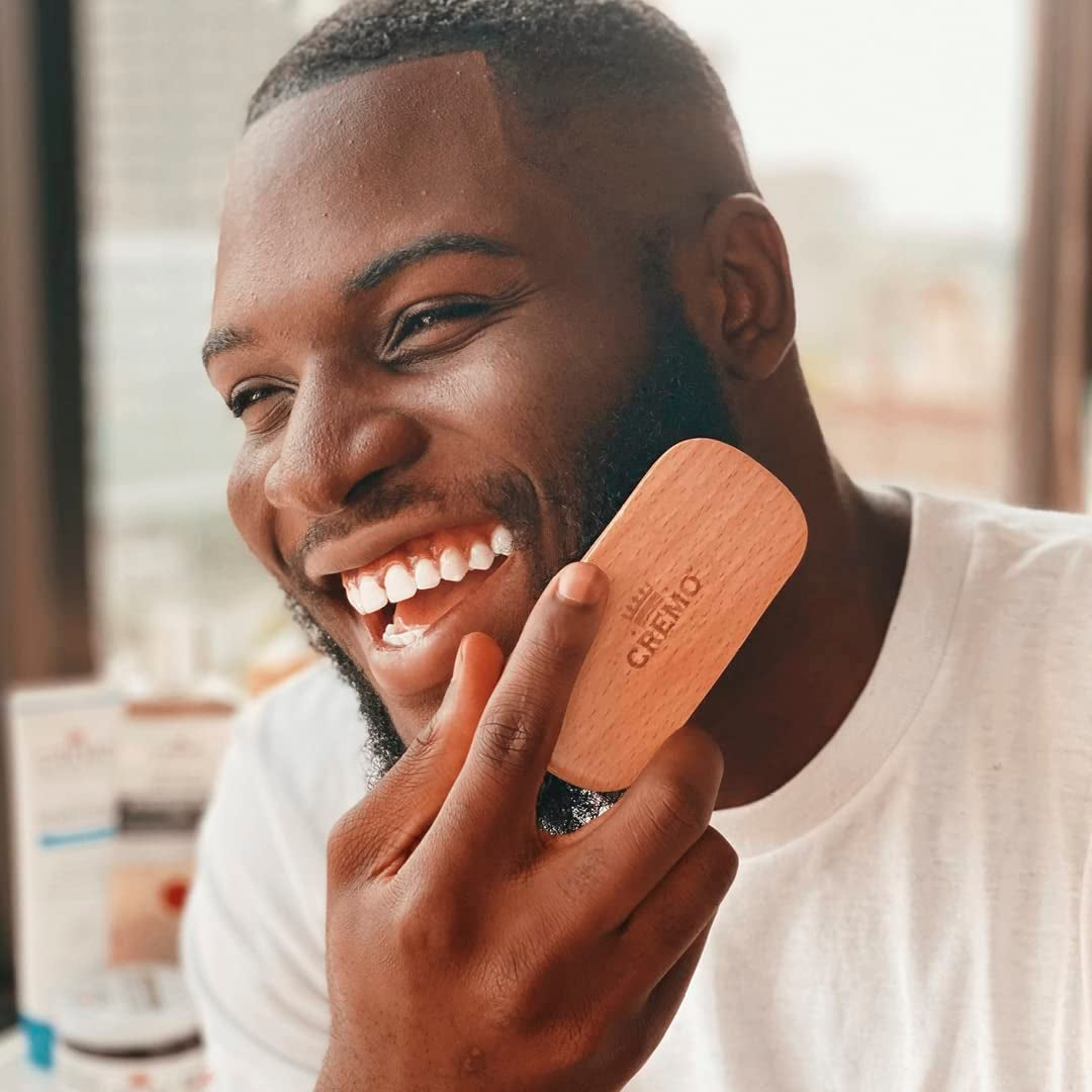 - Brosse À Barbe Pour Homme - En Sisal 100% Naturel