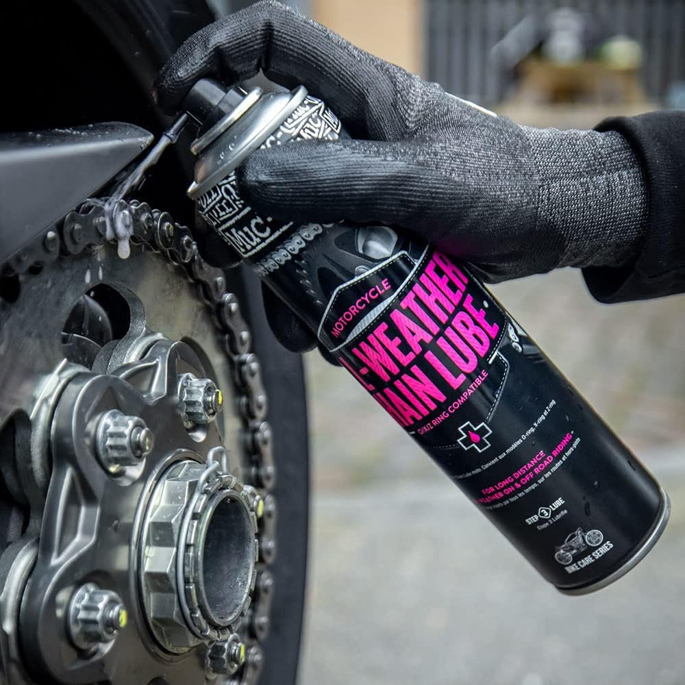 Lubrifiant Moto - 400 Ml - Lubrifiant Pour Moto De Qualité Supérieure - Toutes Conditions Météorologiques