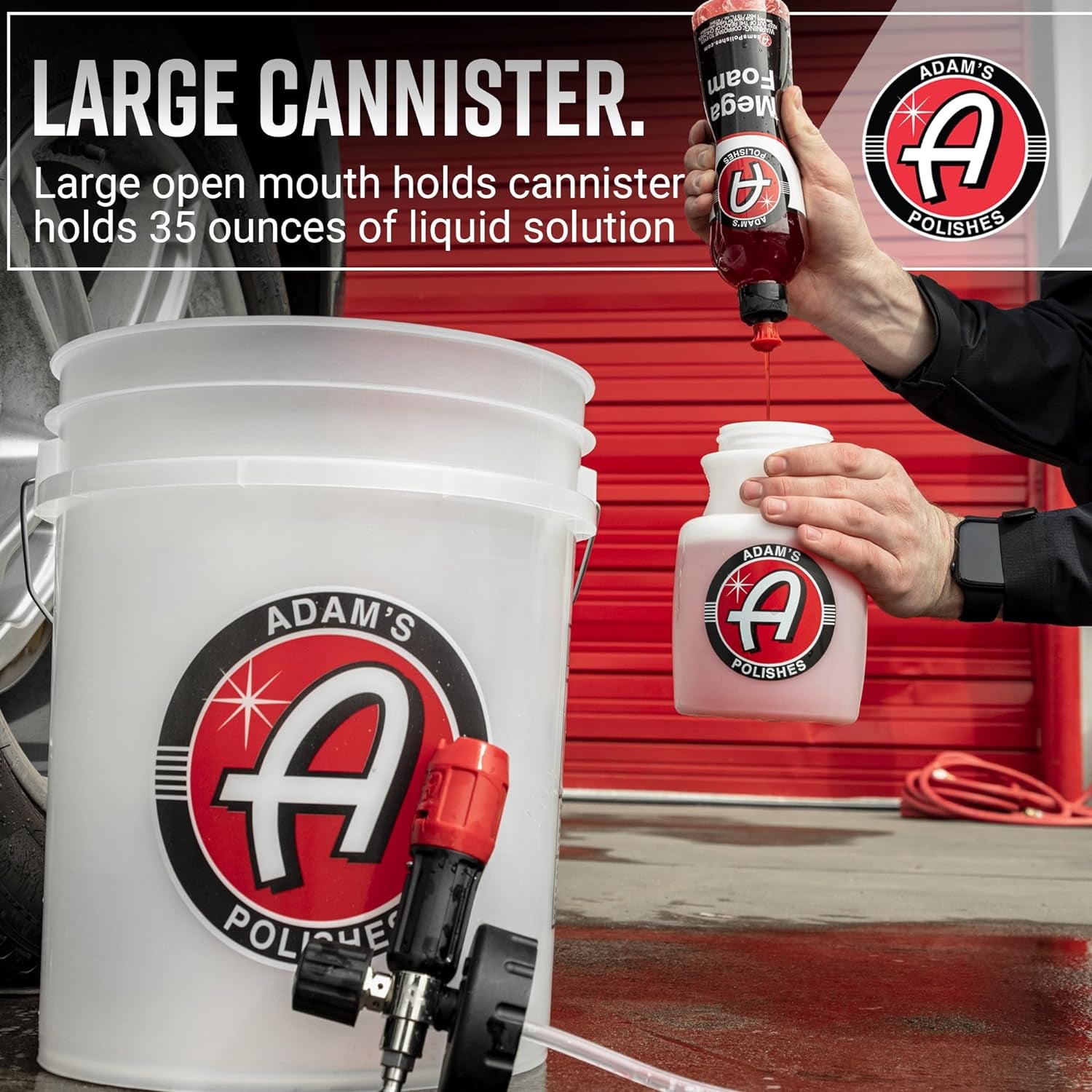 Adam'S Premium Foam Cannon – Pulvérisateur De Savon Personnalisé Pour Lavage De Voiture | Pulvérisateur Pour Nettoyeur Haute Pression