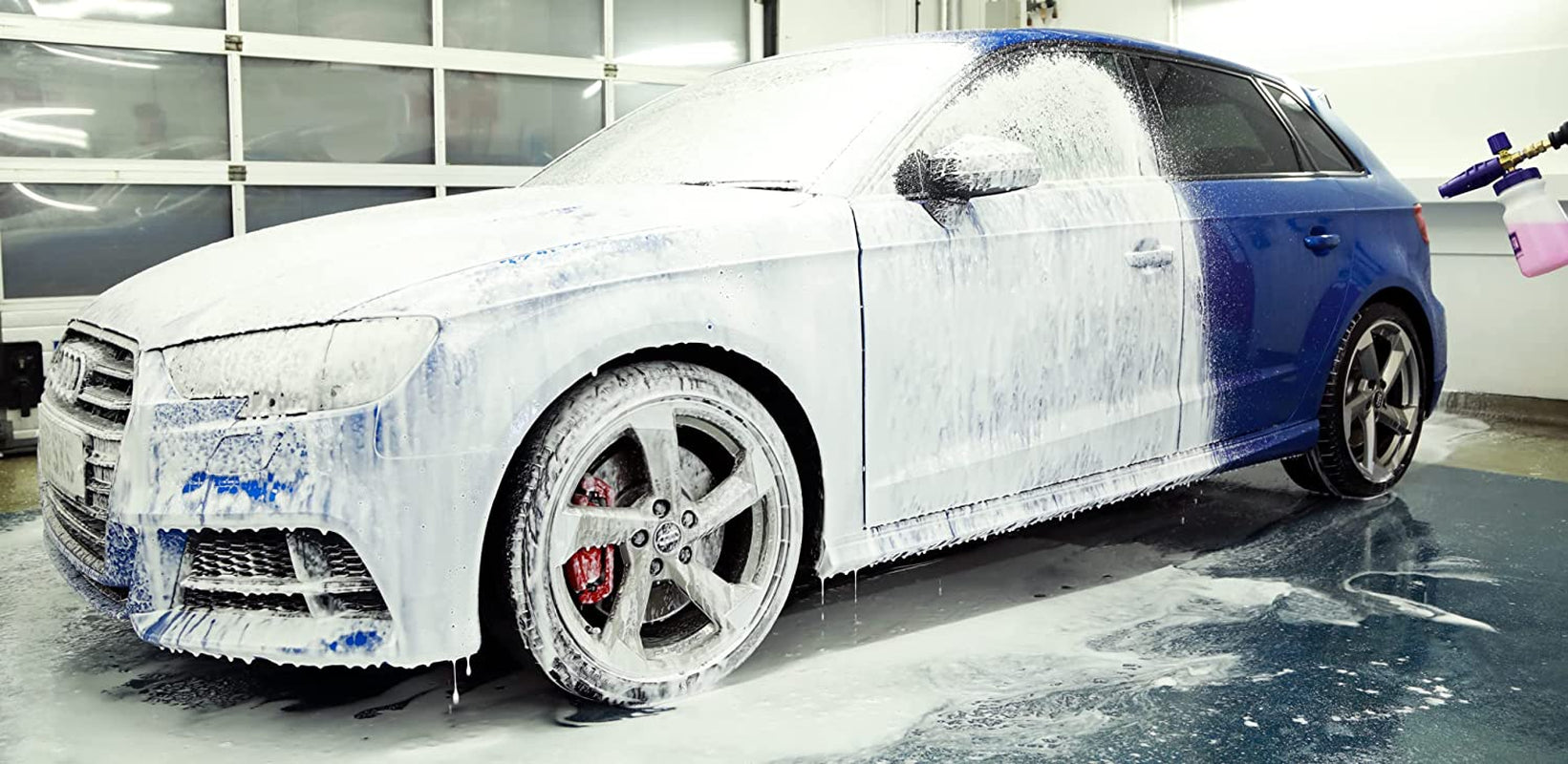Polar Collection - Kit De Lavage Haute Pression Pour Voiture, Avec Polar Blast (Mousse De Pré-Lavage) / Polar Wash (Mousse Nettoyante) / Polar Seal (Revêtement Protecteur), 3 X 500 Ml