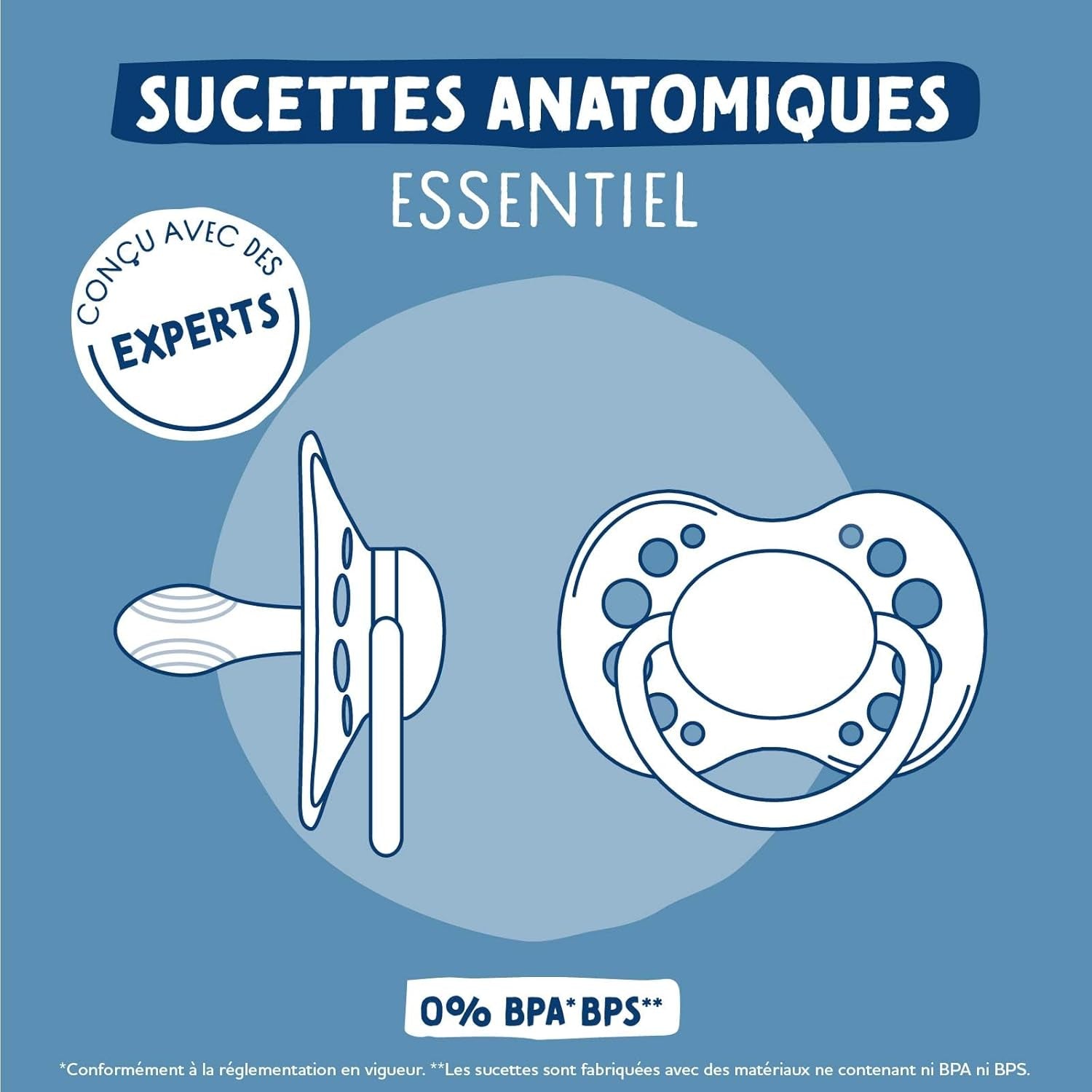 , Sucettes Anatomiques,Tetine Pour Bébé, 0-6 Mois, Sans BPA, Résistante,Vert, Mixte, Loutre, Lot De 2