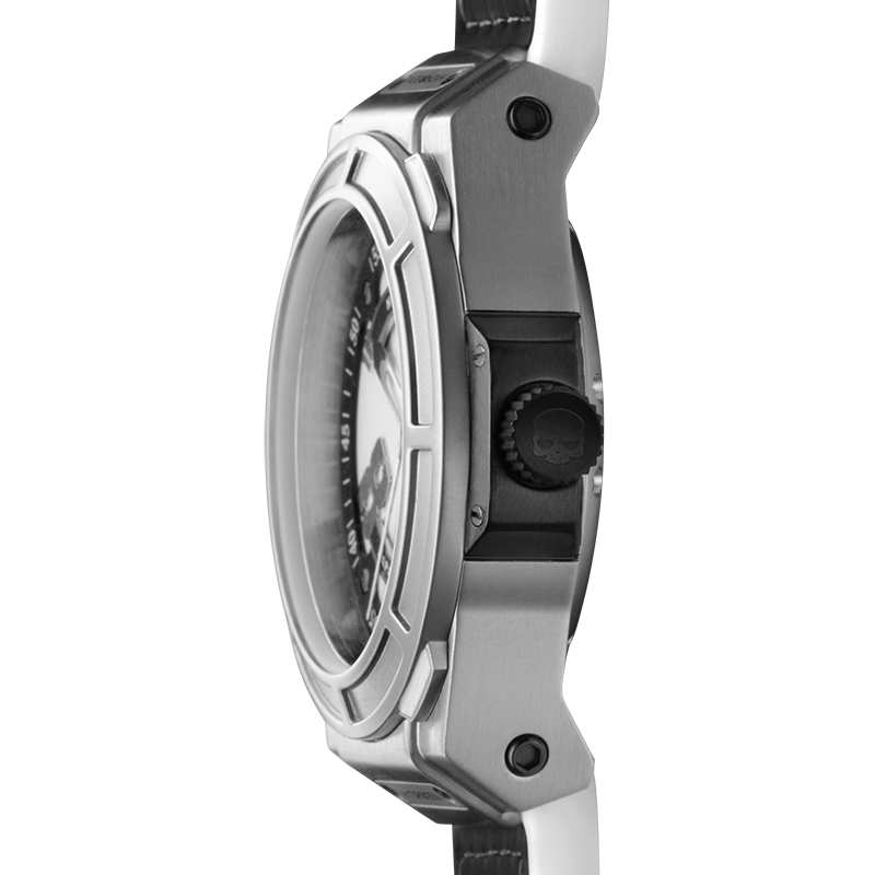 Otto White Silver – Raffinement automatique au poignet