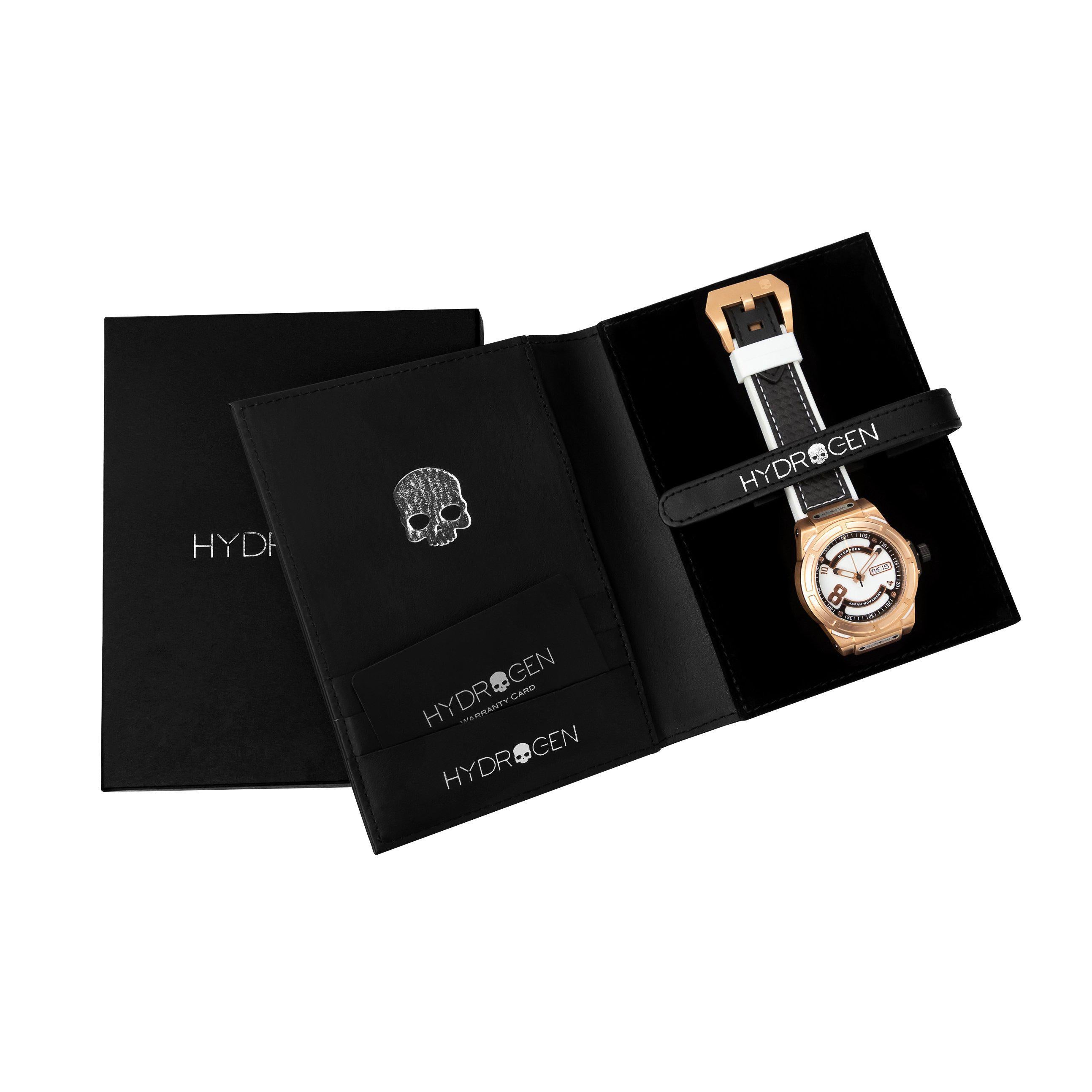 Otto White Rose Gold – Épurée, élégante, automatique