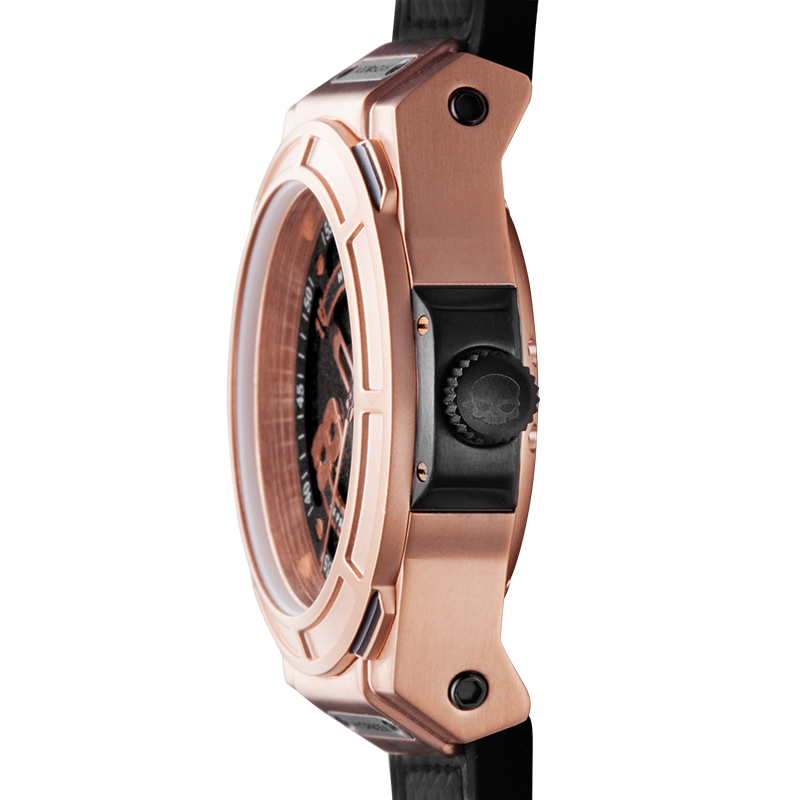 Otto Black Rose Gold – Élégance automatique, style affirmé
