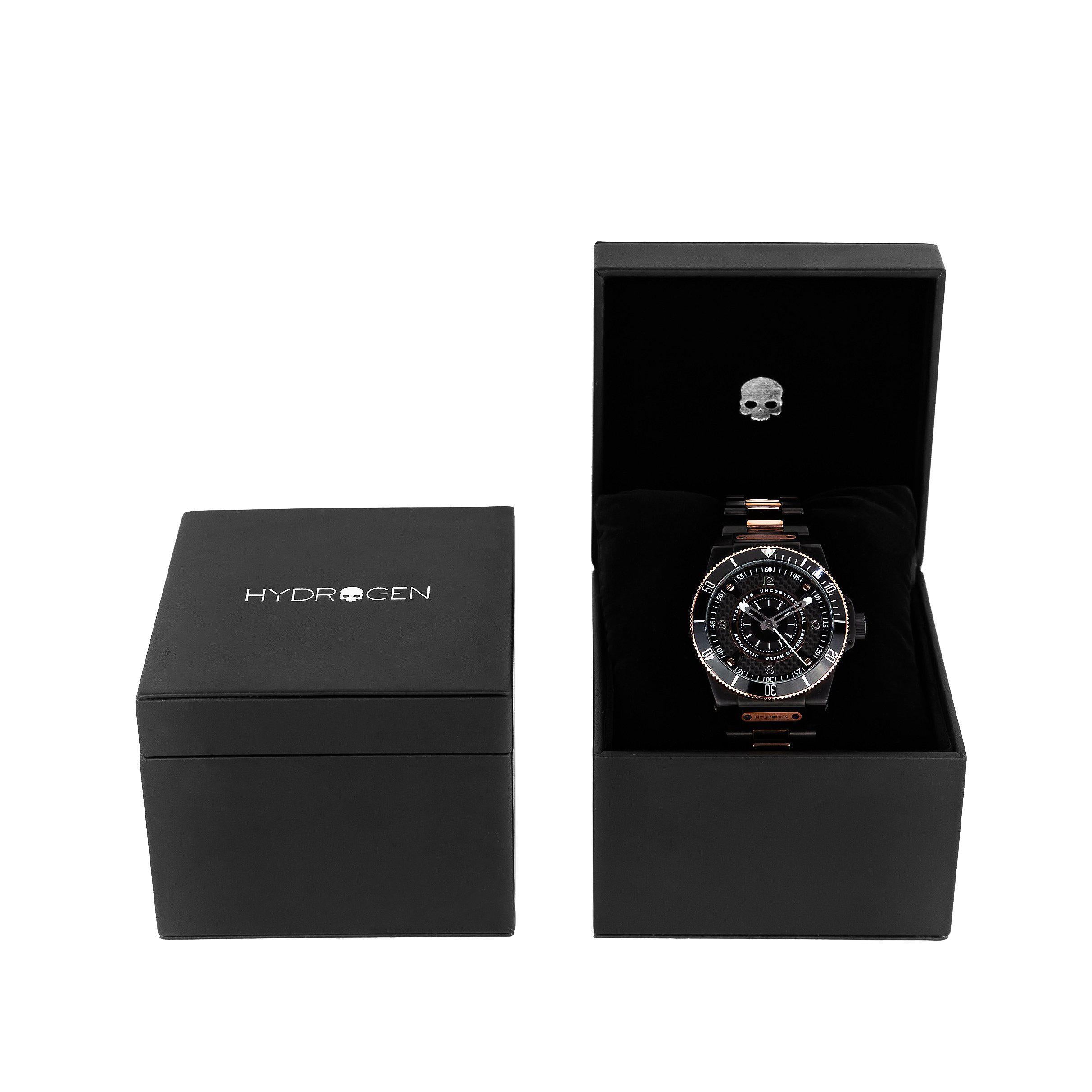 Sportivo Black Gold Bracelet – Élégance mécanique bicolore