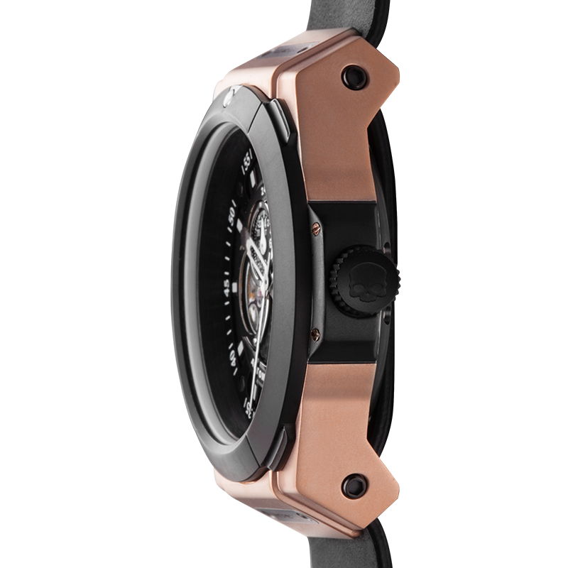Vento Black Rose Gold Leather – Caractère et distinction