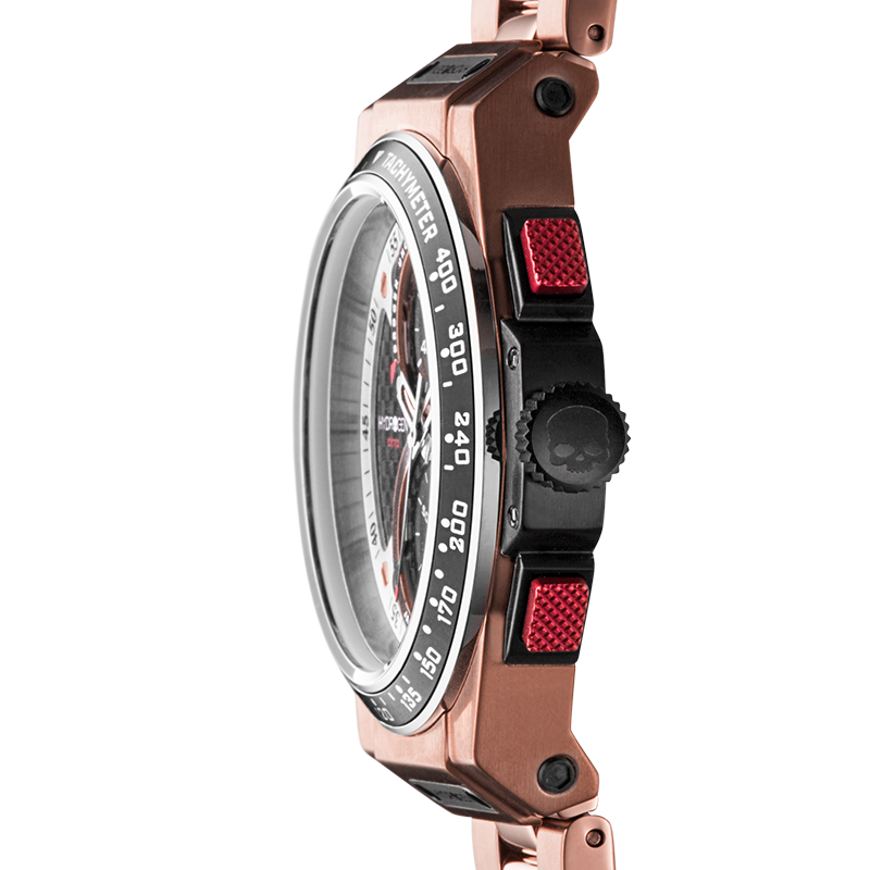 Otto Chrono All Rose Gold Bracelet – Luxe or rose, finesse mécanique