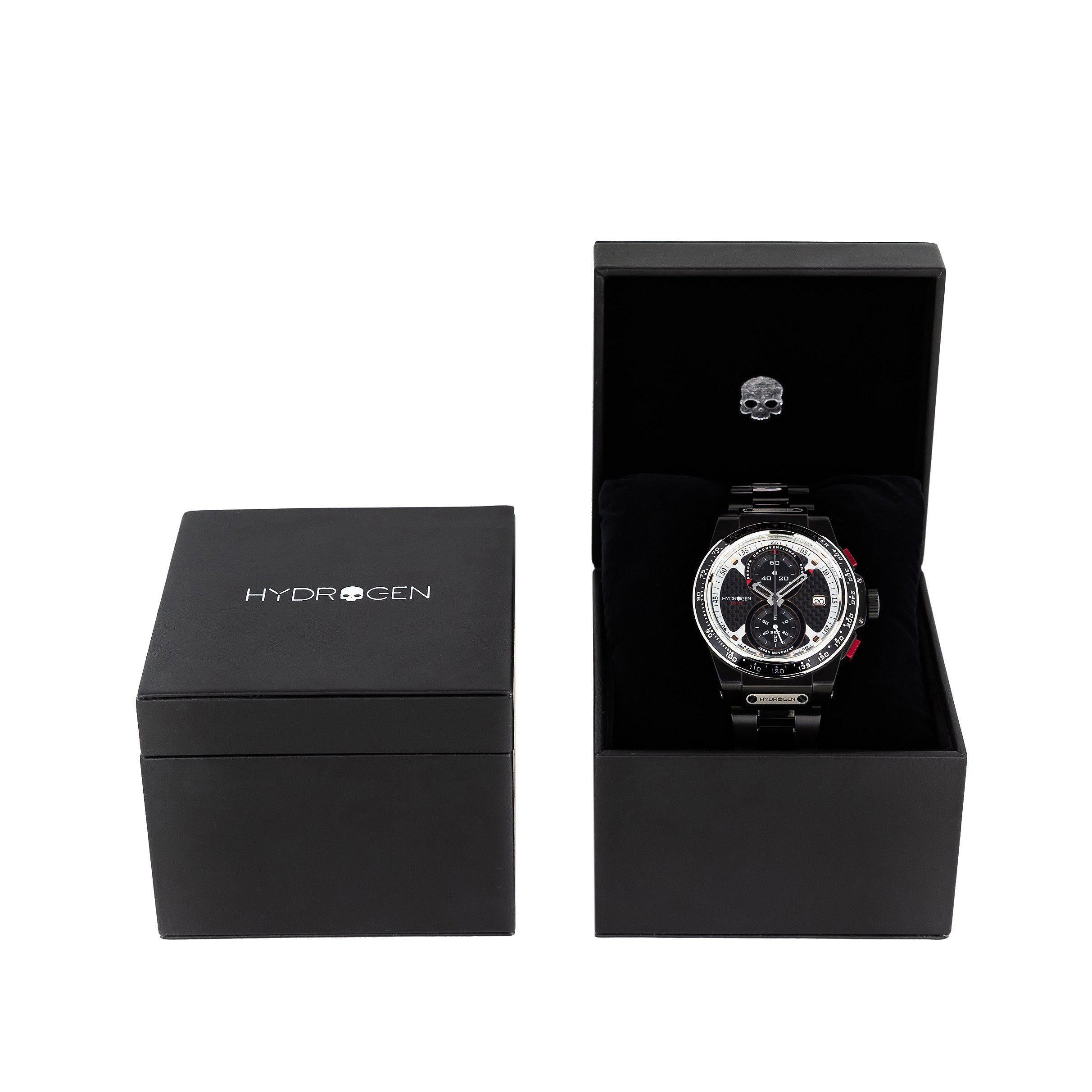 Otto Chrono All Black Bracelet – Chronographe automatique sombre