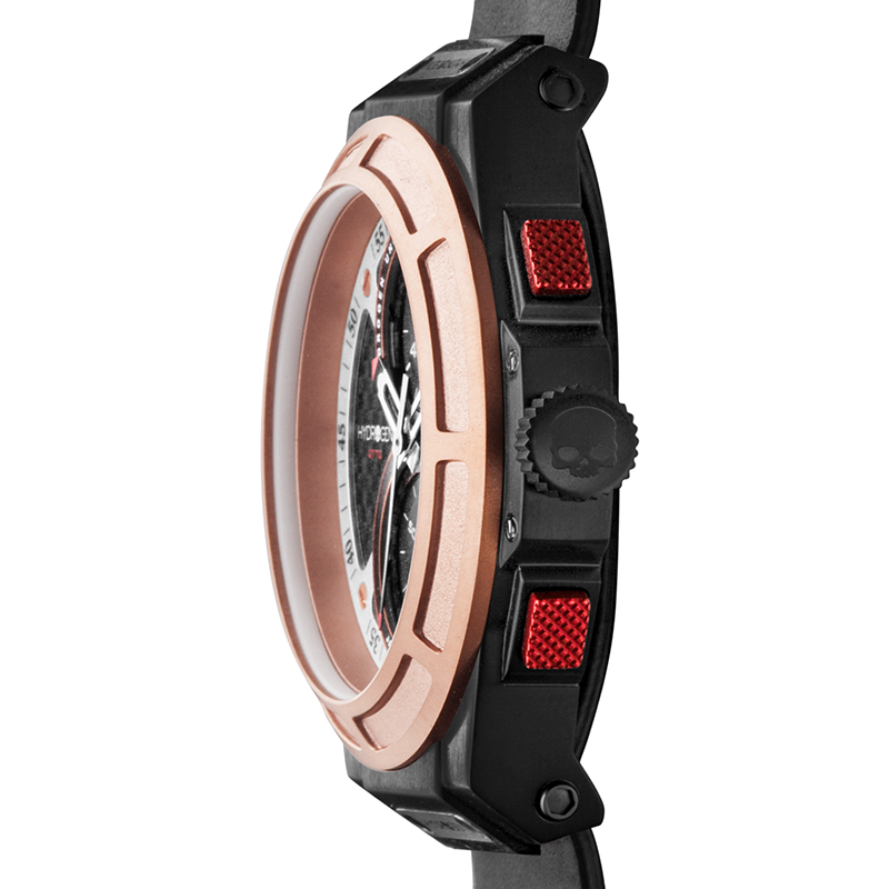 Otto Chrono Black Rose Gold Nato – Prestige éternel