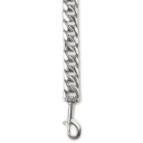 Laisse Caesar Cuban Silver – Luxe & Puissance pour Chiens