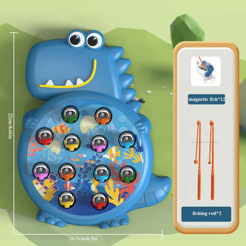 Jeu de Pêche Magnétique Dinosaures – Jouet Éducatif et Amusant pour Enfants