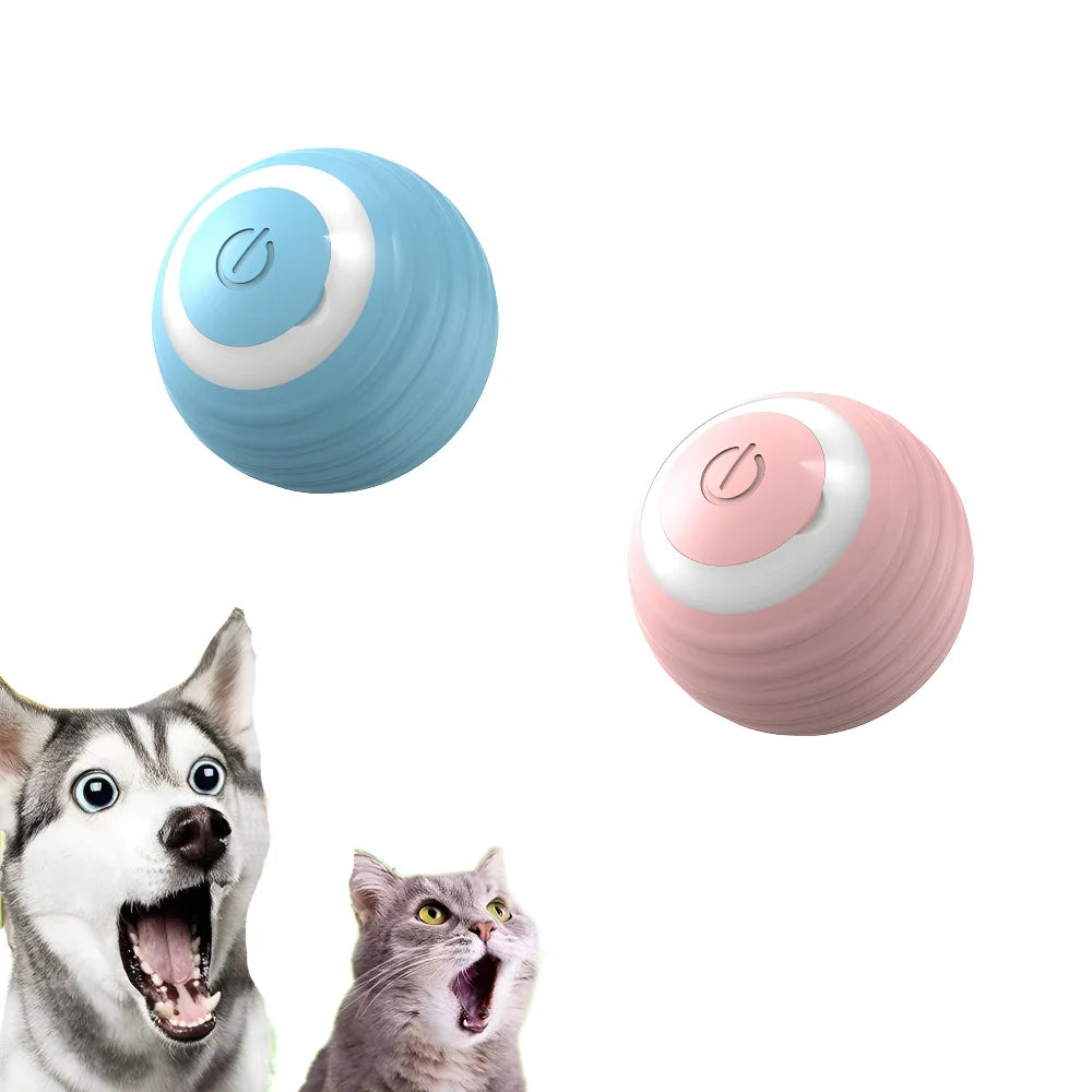 Balle Intelligente Interactive pour Chat – Réagit, Roule, Stimule