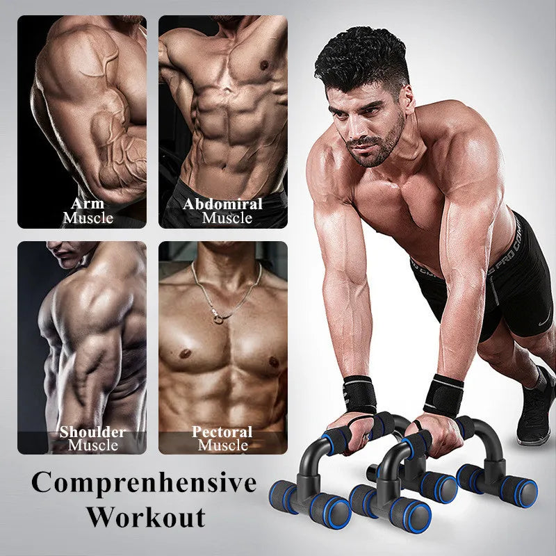 Barres Push-Up Antidérapantes – Structure H Stable & Confort