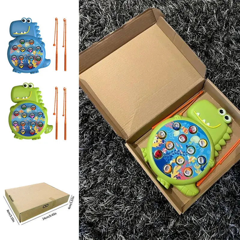 Jeu de Pêche Magnétique Dinosaures – Jouet Éducatif et Amusant pour Enfants