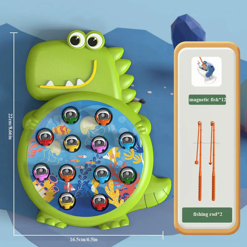 Jeu de Pêche Magnétique Dinosaures – Jouet Éducatif et Amusant pour Enfants