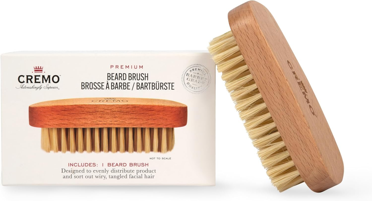 - Brosse À Barbe Pour Homme - En Sisal 100% Naturel