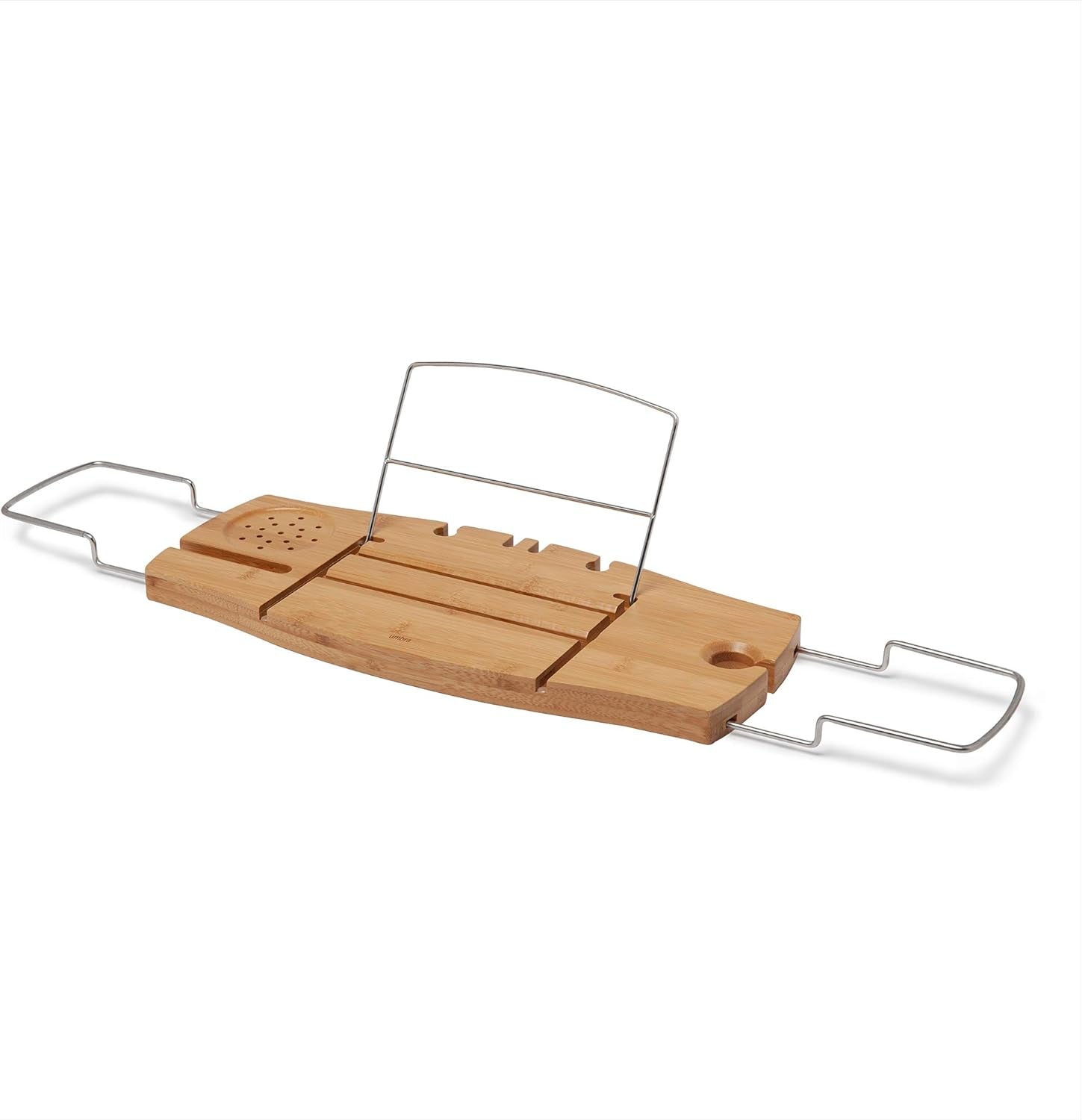 Aquala - Pont De Baignoire Extensible En Bambou, Naturel
