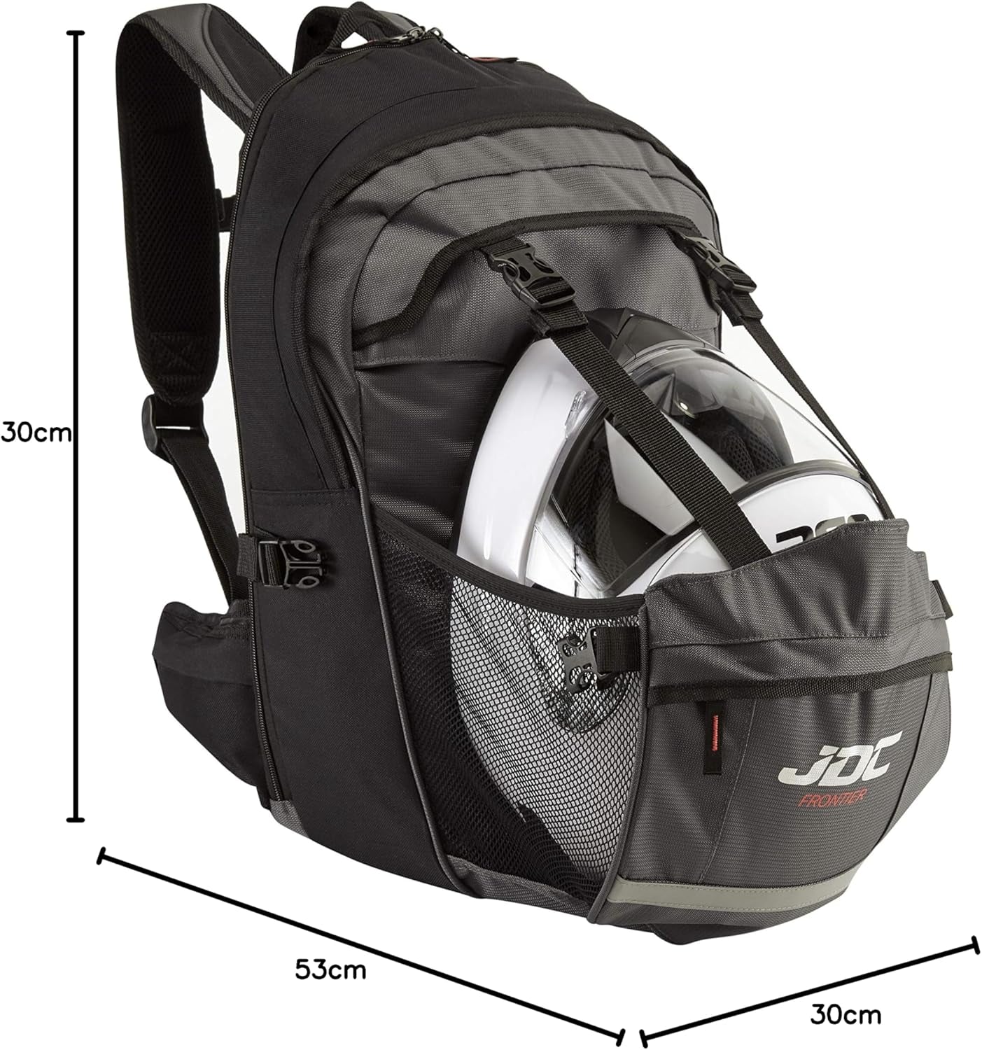 Sac À Dos Moto Étanche 24 L Avec Espace Pour Le Casque, Extensible À 36 L – Frontier