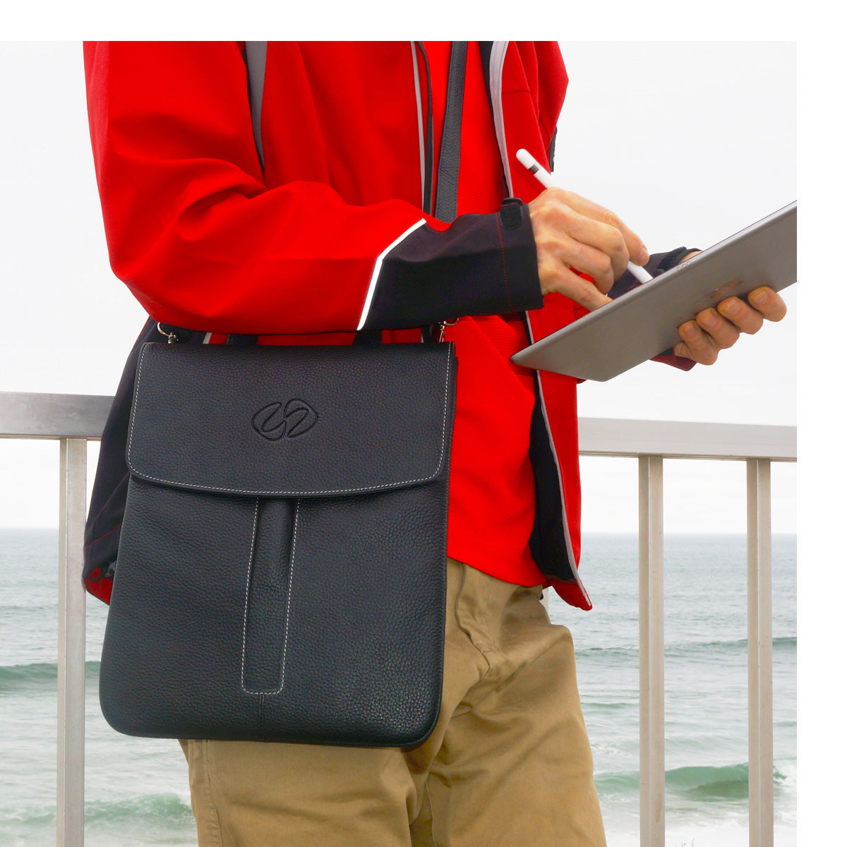 MacCase - Sac Bandoulière pour iPad 13 pouces