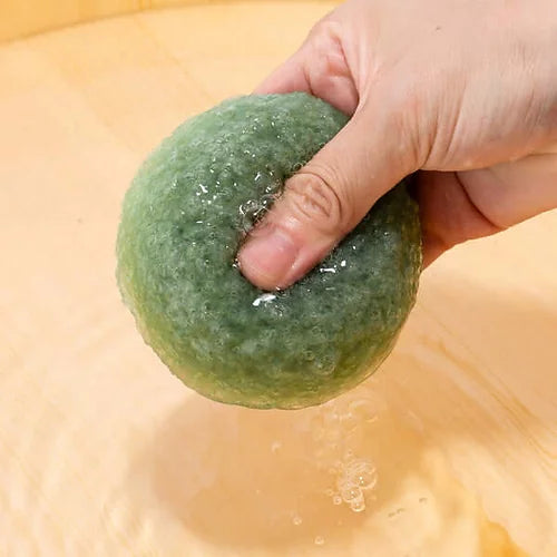 Sakura Glow - Éponge Matcha Konjac BIO