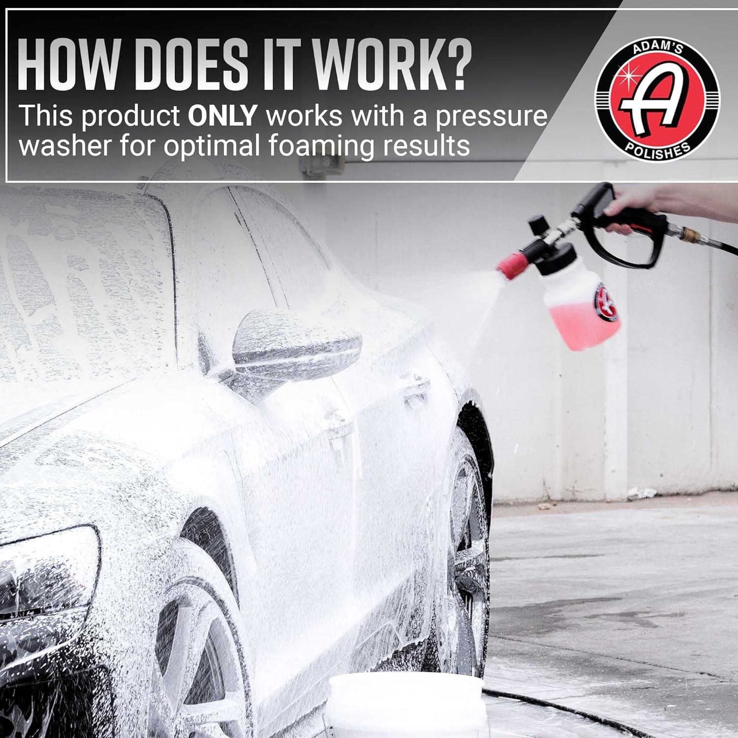 Adam'S Premium Foam Cannon – Pulvérisateur De Savon Personnalisé Pour Lavage De Voiture | Pulvérisateur Pour Nettoyeur Haute Pression