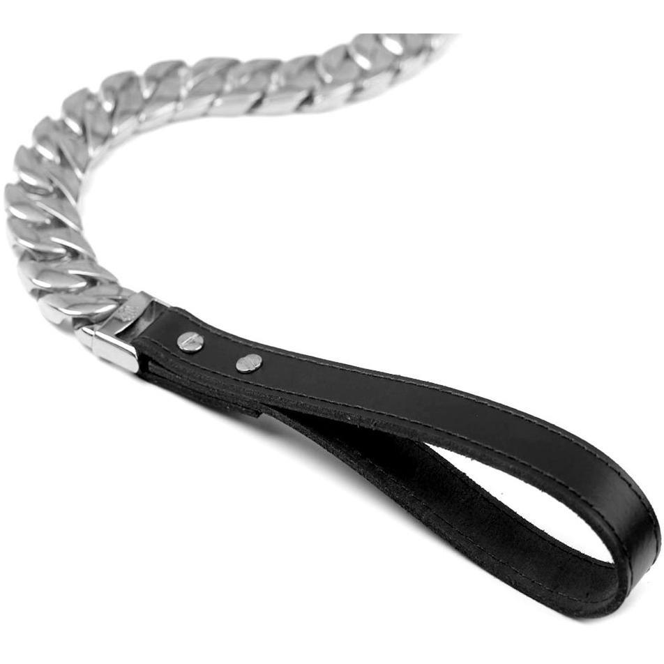 Laisse Caesar Cuban Silver – Luxe & Puissance pour Chiens