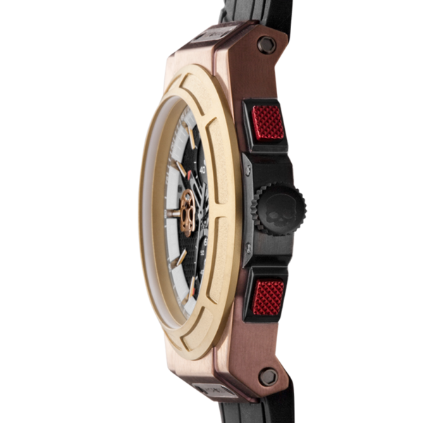 Otto Chrono Gold and Brown Mix – Chronographe élégant, allure technique