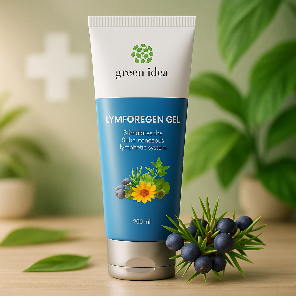 - Gel Lymforegen - Stimule Le Système Lymphatique Avec 15 Herbes Et Huiles Essentielles - Régénération Efficace - Favorise Le Drainage Lymphatique - Formule Active D'Herbes (200)