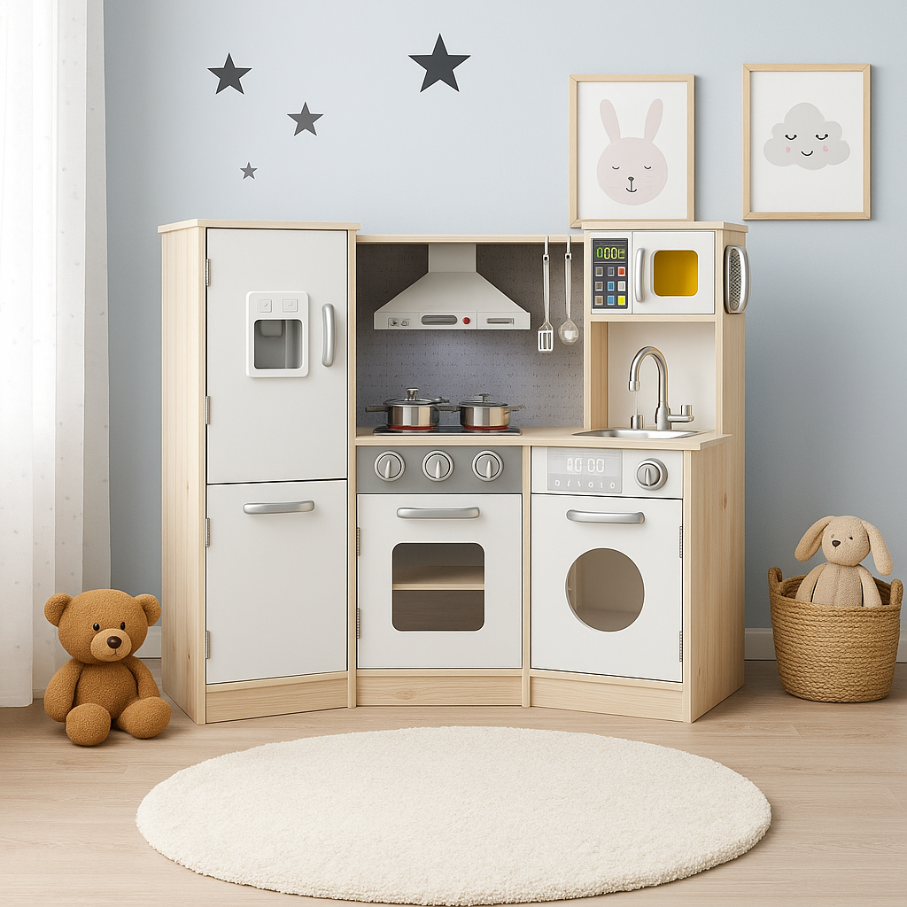 Chef Angle – Cuisine bois enfant 9-en-1