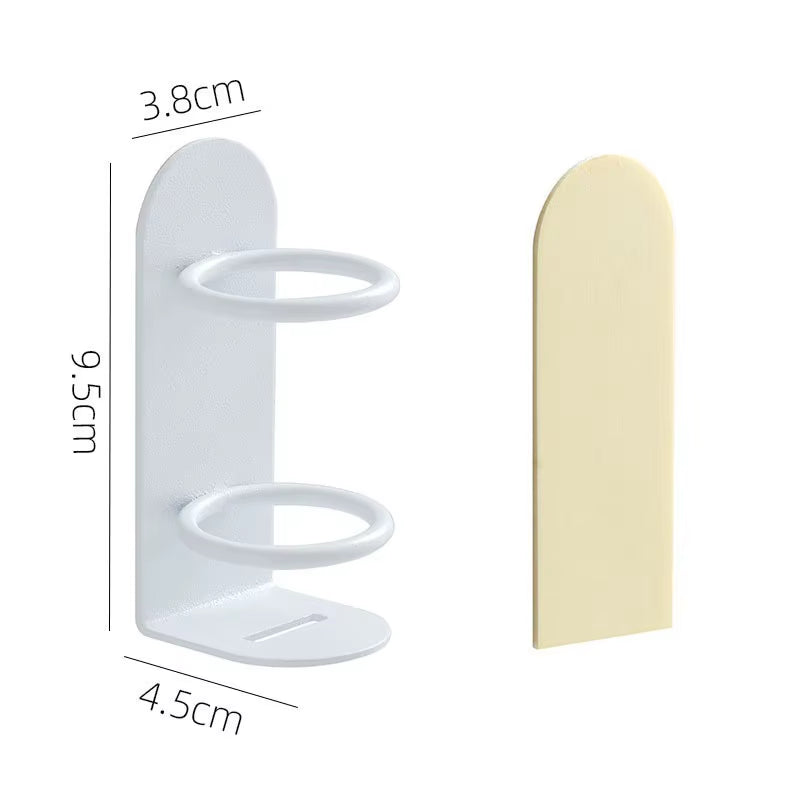 Wall-Mounted Electric Toothbrush Holder Holder Punch-Free Razor Holder Storage Shelf Toothbrush Organizer Bathroom Accessories