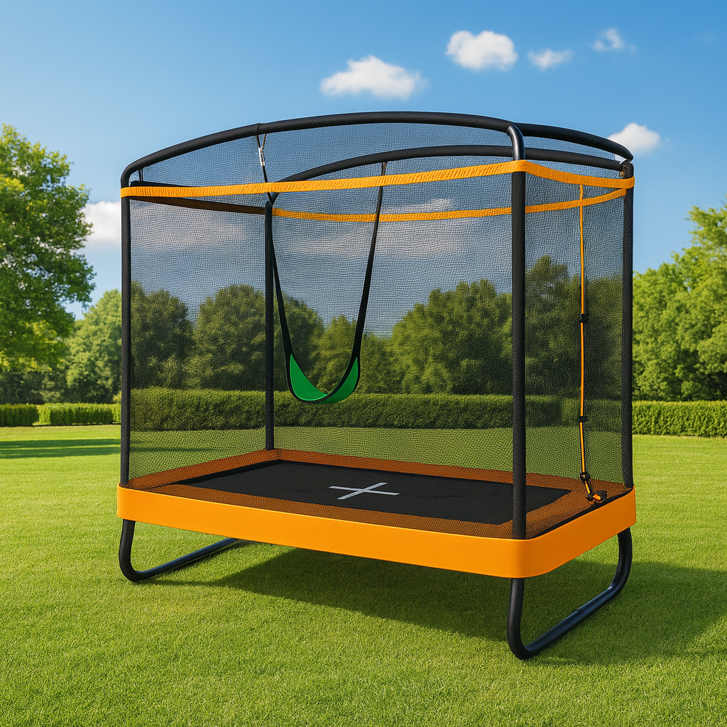 Jump & Swing 2-en-1 – Trampoline enfant