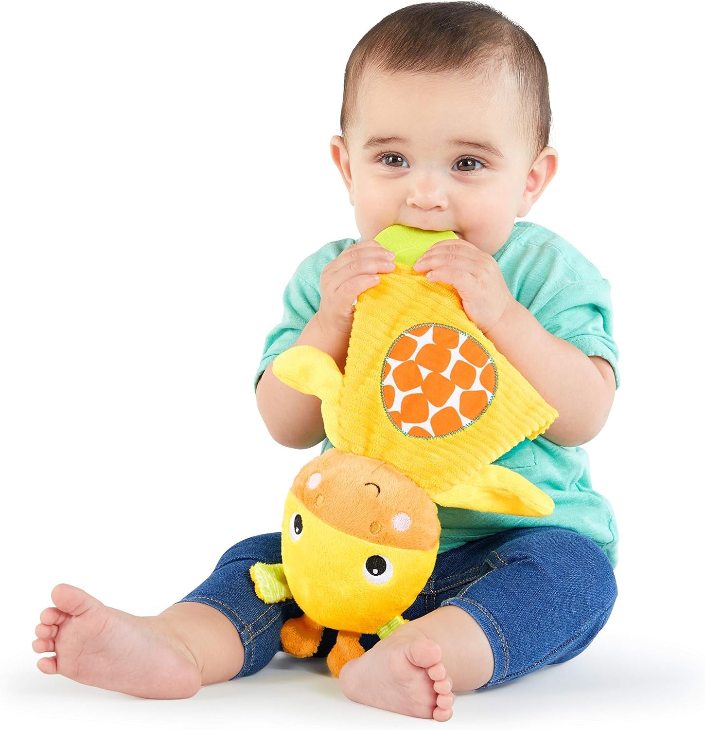 Snuggle & Teether Jouet De Dentition En Peluche Sans BPA - Girafe, Dès La Naissance