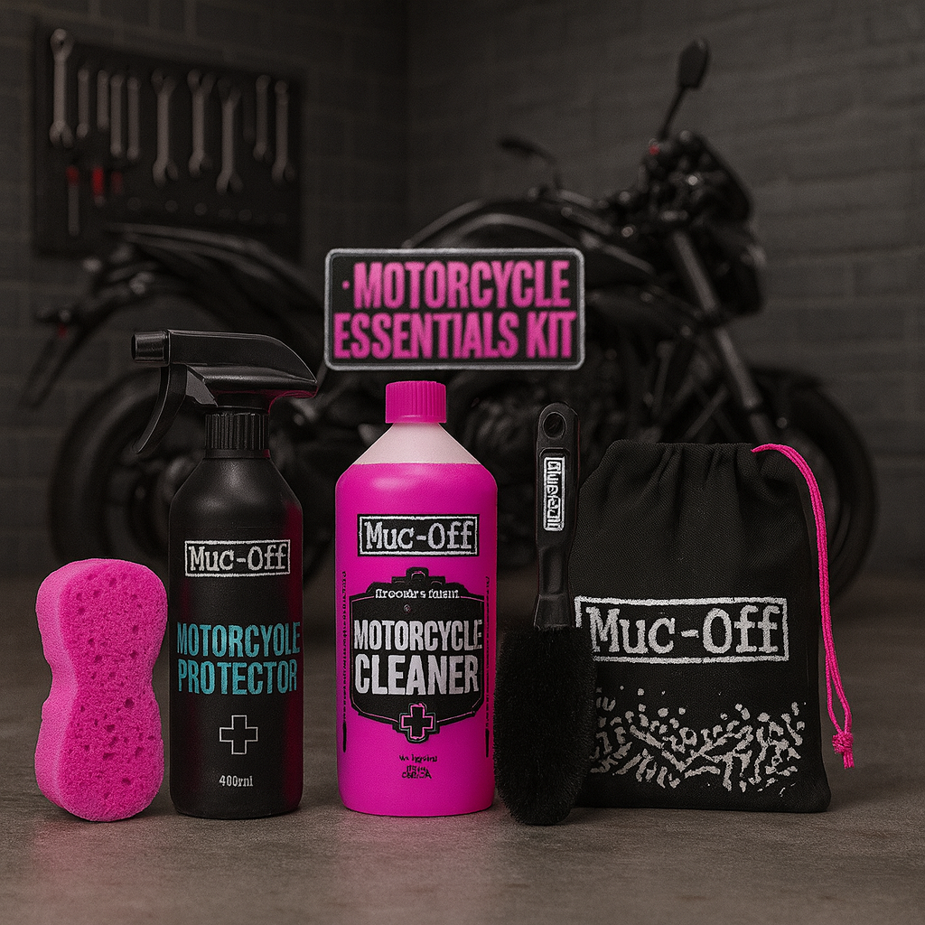 Muc-Off Kit Entretien Moto – Nettoyage & Protection