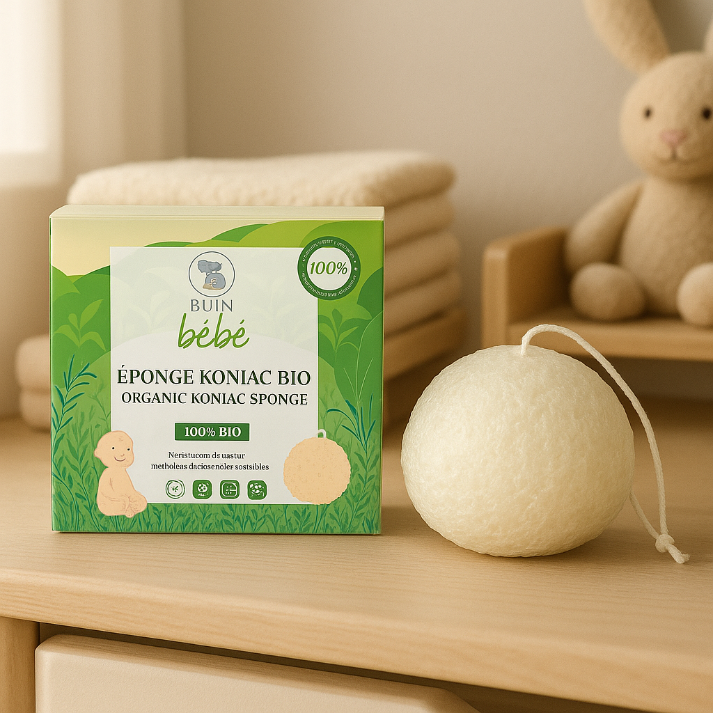 BabyKonjac – Éponge BIO ultra douce