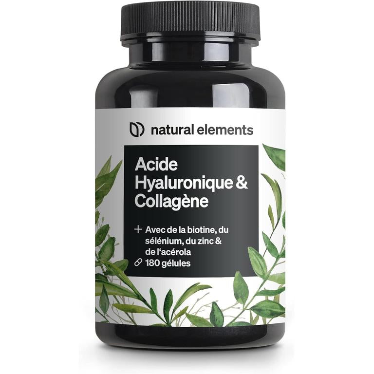 Collagène + Acide Hyaluronique – Complexe Beauté 180 Gélules