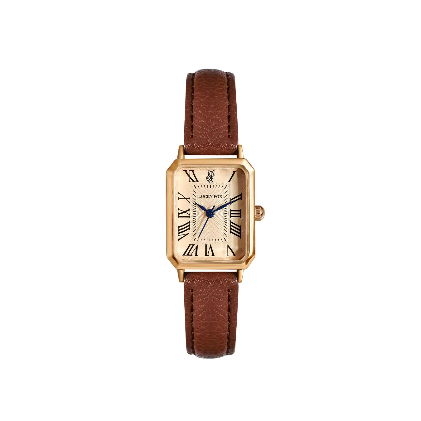 Fashion Retro Digital Dial Casual Watches Square Leather Strap Fashionable Clock Quartz Wristwatch for Women Gift