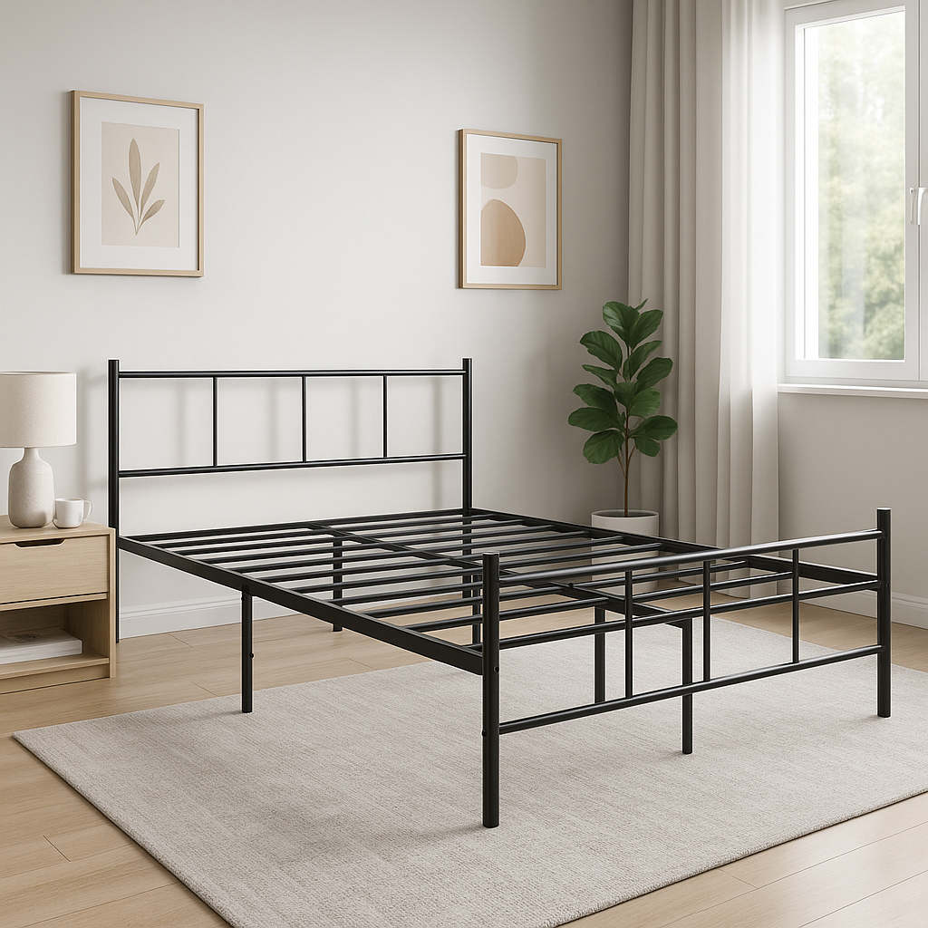 BedMaster – Cadre de lit métal adulte