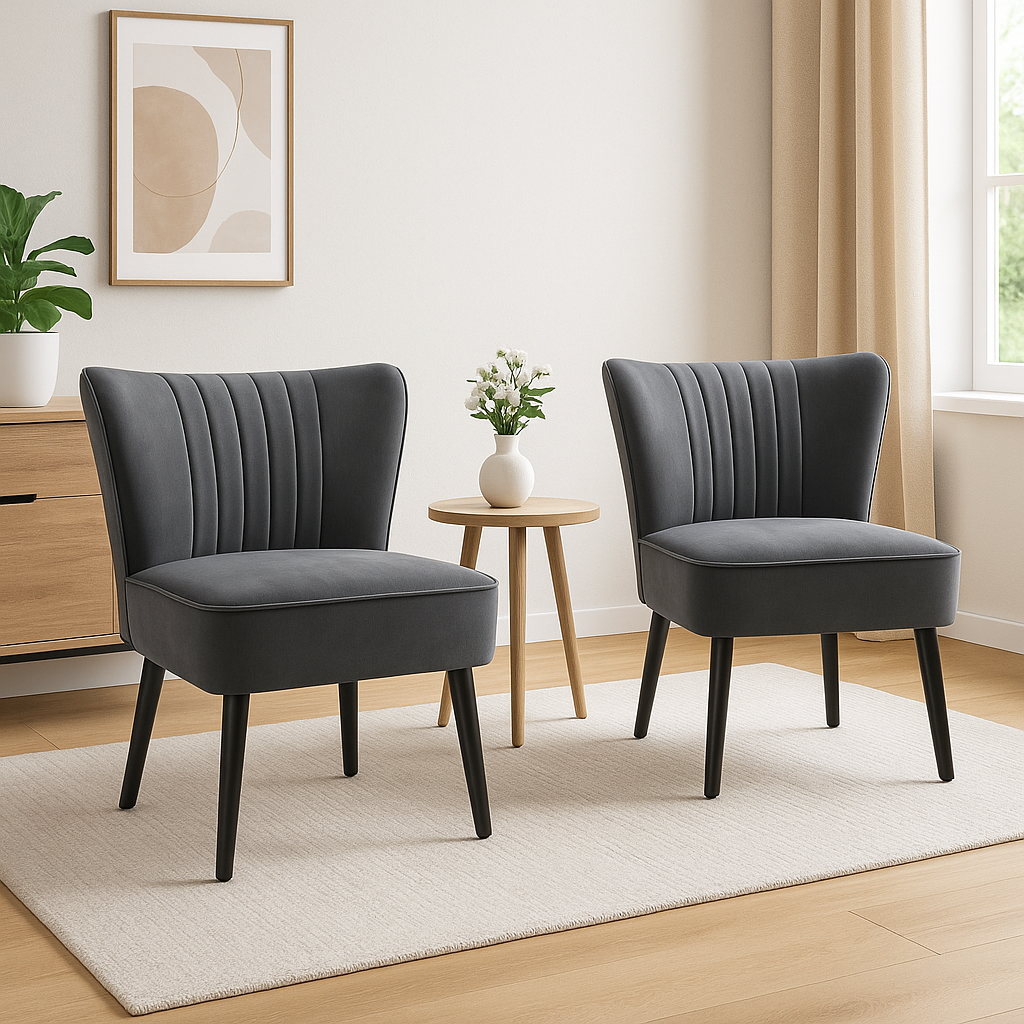 Velvet Harmony – Chaises d’appoint velours
