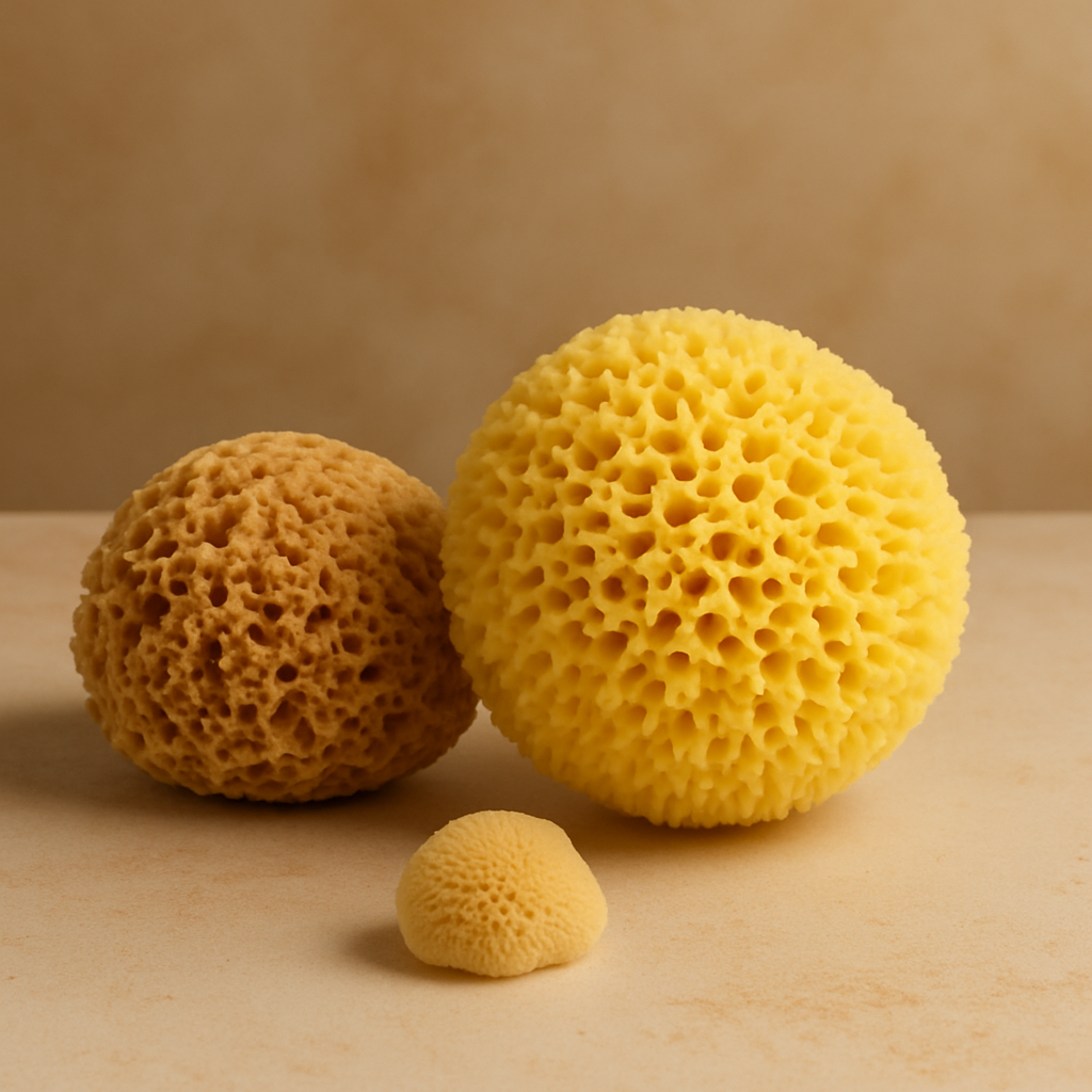 SeaGlow – Éponge de mer naturelle (3 variétés)