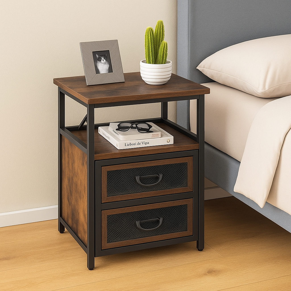 Urban Twin – Tables de chevet style industriel