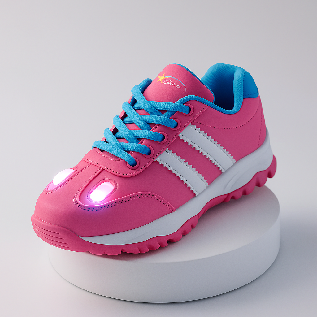 Baskets LED Fille – Lumière Intégrée 180° & Télécommande