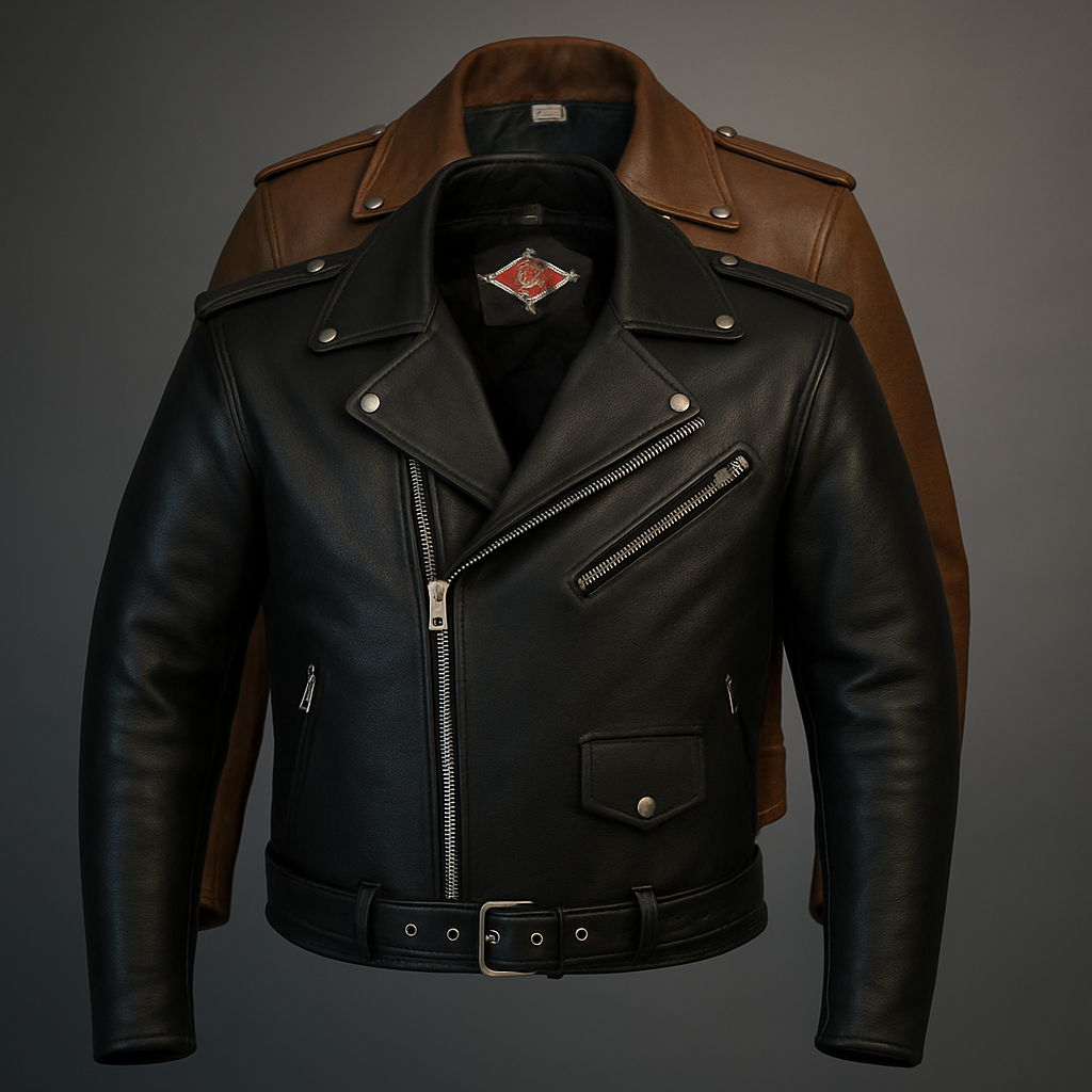 Blouson Moto Retro Cuir - Marlon Brando