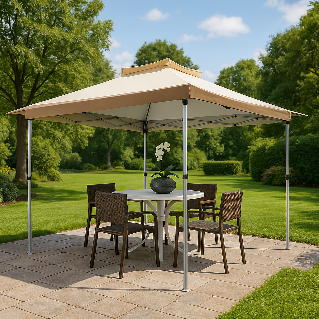 Shade Pro 360 – Tonnelle instantanée double toit