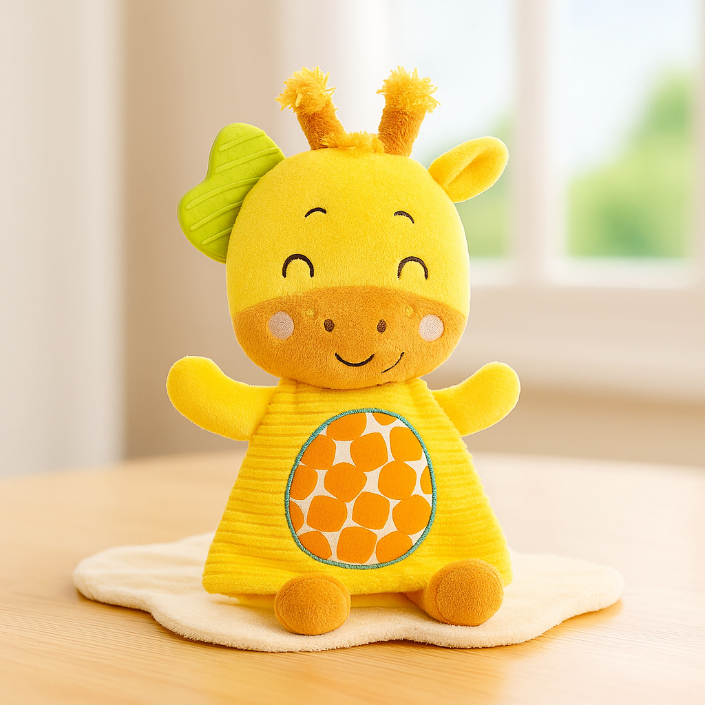 Jouet de Dentition Girafe en Peluche Sans BPA