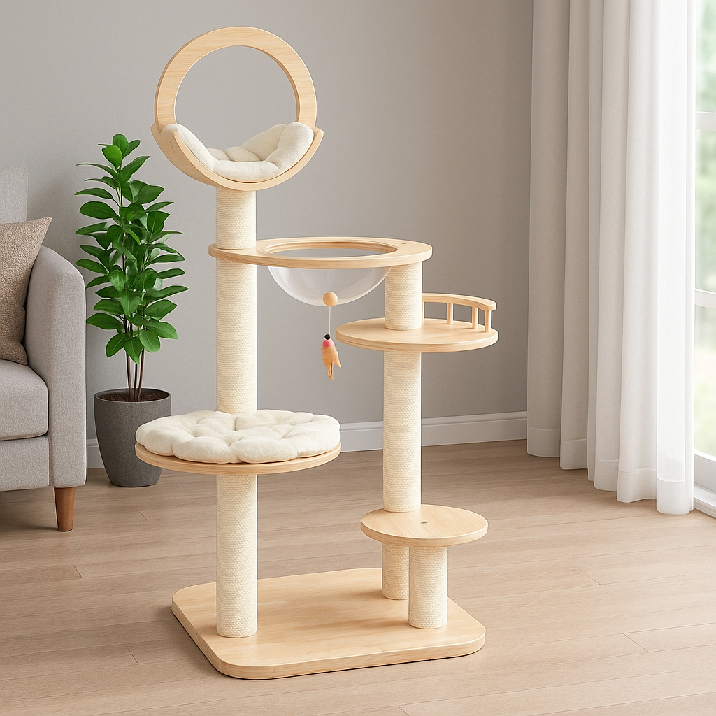 Build & Chill – Arbre à chat modulable