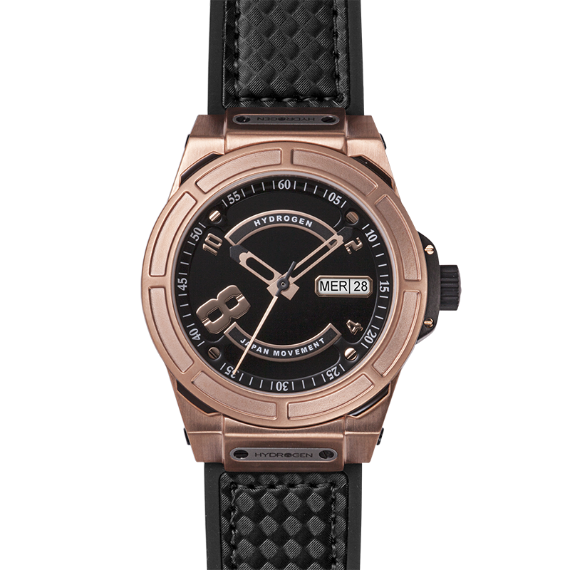 Otto Black Rose Gold – Élégance automatique, style affirmé