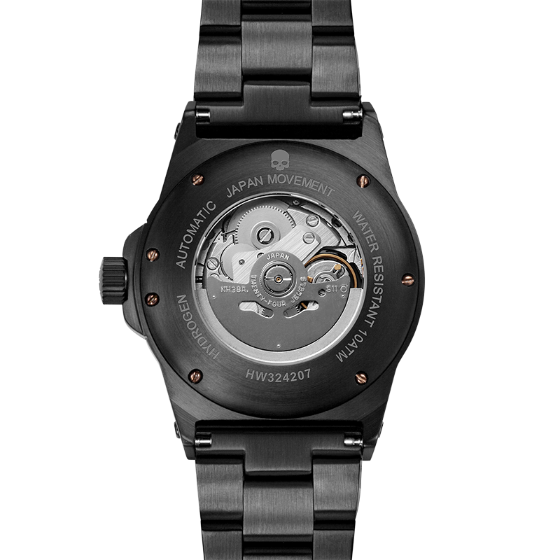 Sportivo Black Gold Bracelet – Élégance mécanique bicolore