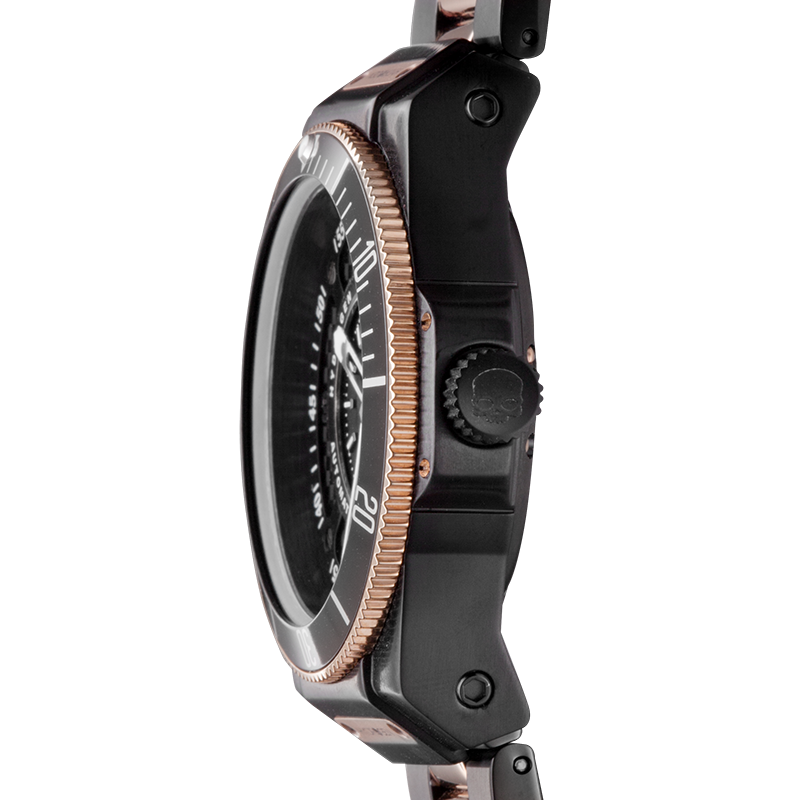 Sportivo Black Gold Bracelet – Élégance mécanique bicolore
